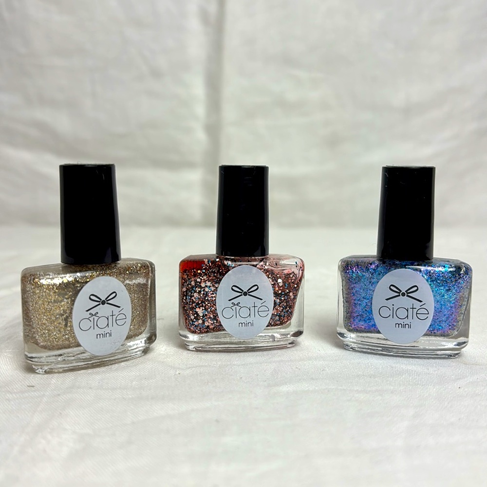 NIB Ciate' London set of 3 Mini Polishes - Picture 7 of 8